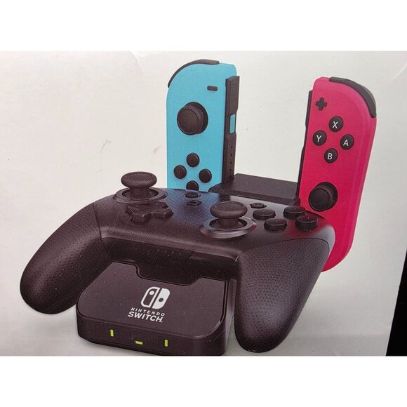 Nintendo Switch Controller Charging Base For Joy-Con & Pro Controllers - Picture 2 of 8